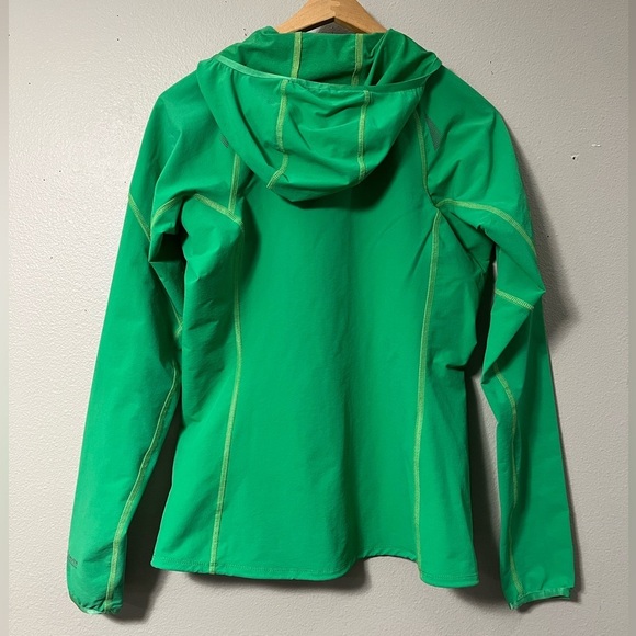 Eddie Bauer First Ascent Green Windbreaker Rain Jacket Nylon Coat Women’s XS - Picture 5 of 7